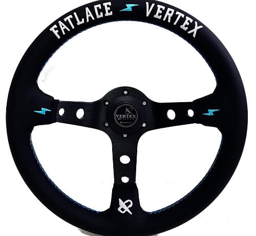 Руль Vertex style с выносом 325мм кожа
