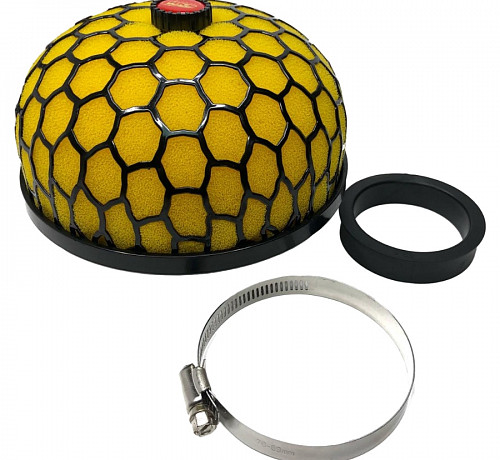 Фильтр нулевого сопротивления - HKS High-Flow Air Filter - 63-76мм - Желтый