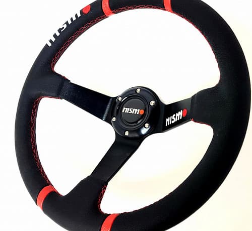 Руль NISMO style с выносом 350мм PVC кожа