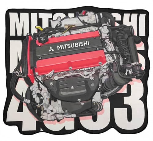 Универсальный ковер в багажник двигатель Mitsubishi EVO 4G63