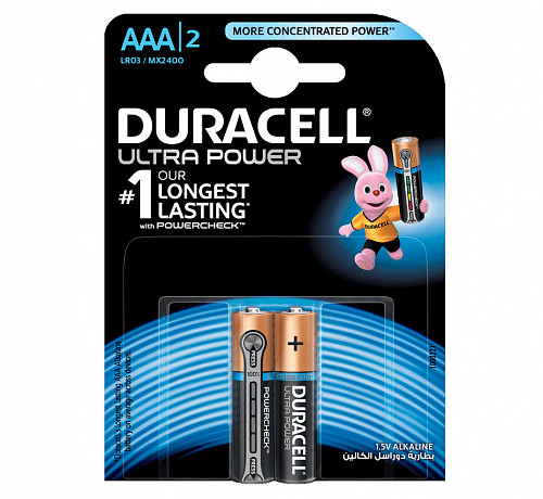 DURACELL Батарейки UltraPower AAA 2шт