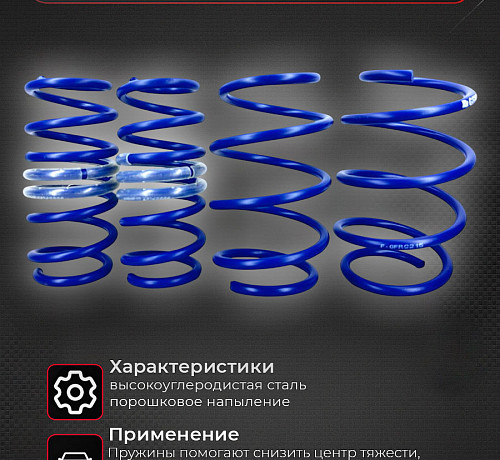 Пружины спортивные Lexus CT200H