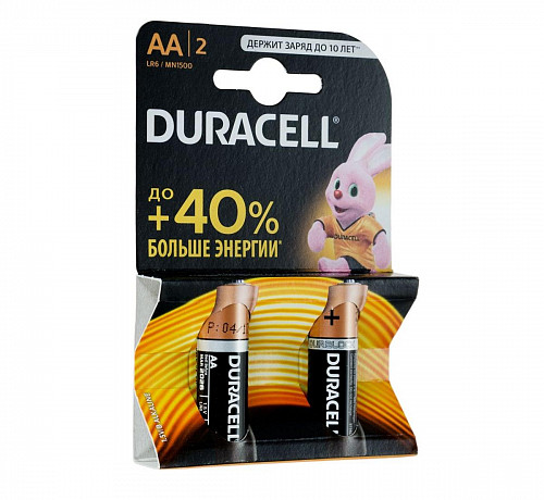 DURACELL Батарейки АА 2шт