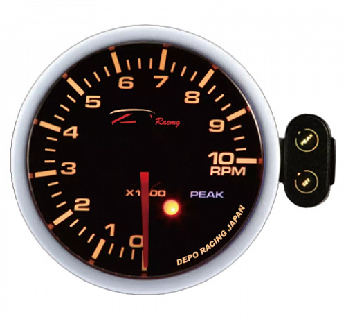 Датчик Depo Racing PK-SC Тахометр 52mm (черный/7 цветов)