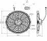 Вентилятор электрический - 16" 140W