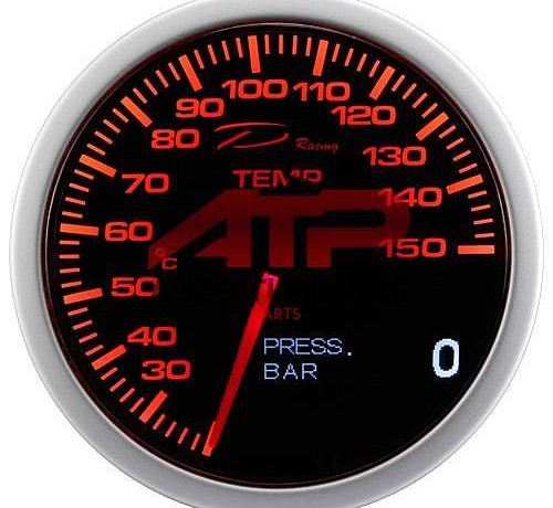 Датчик Depo Racing - Давление/температура - 60mm 2 в 1 (черный)