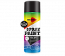 Краска-спрей черная глянцевая AIM-ONE 450 мл (аэрозоль)