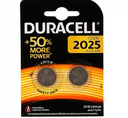 DURACELL Батарейки Spec 2025 2 шт