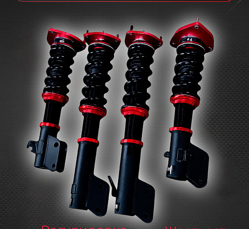Стойки MDU Super Racing Damper - Subaru Impreza WRX STI GD GDB Forester SF SG