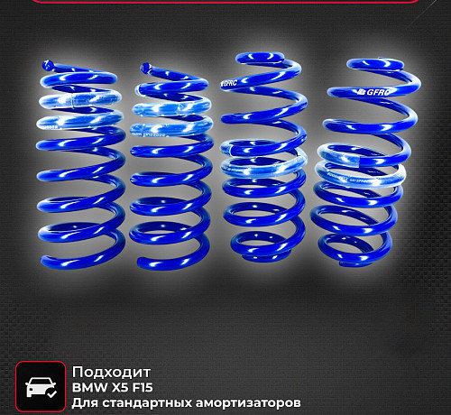 Пружины спортивные BMW X5 F15