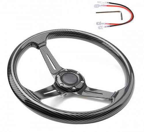 Руль MOMO Full Carbon (Пластик) 340мм