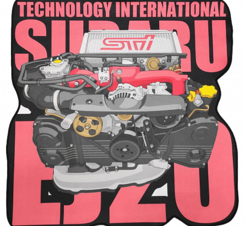 Универсальный ковер в багажник двигатель Subaru EJ20 STI