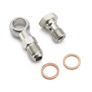 Комплект для подключения турбины (рестриктор 1.8mm)  M10 x 1.5 mm на 4AN TD04 TD05 TD06