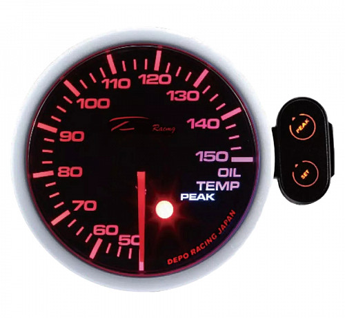 Датчик Depo Racing PK-WA Температура масла 52mm (с варнингами и пиками)