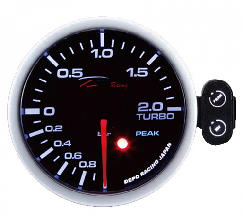 Датчик Depo Racing PK-SC - Давление турбины - 60mm (черный/7 цветов)
