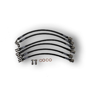 Тормозные шланги армированные под лифт 2" Toyota Land Cruiser Prado 150