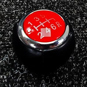 Ручка МКПП Subaru STI - 6MT красная