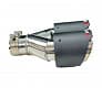 Насадка на глушитель двойная Akrapovic style 57 - 89 - С острым наконечником