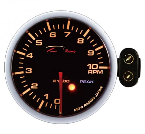 Датчик Depo Racing PK-SC Тахометр 52mm (черный/7 цветов)