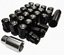 Гайки колесные 24шт Черный M12x1.5 Toyota Lexus Honda Mazda