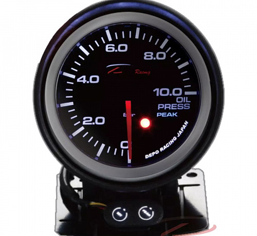 Датчик Depo Racing PK-WA - Давление масла - 60mm (с варнингами и пиками)