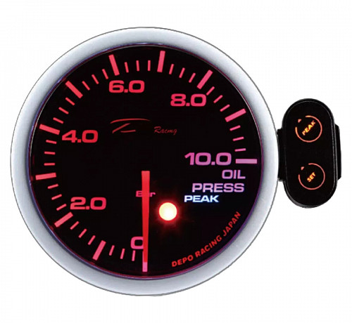 Датчик Depo Racing PK-WA - Давление масла - 60mm (с варнингами и пиками)