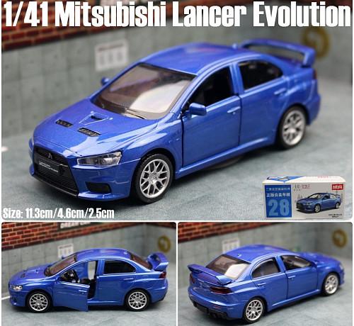 Машина игрушечная Mitsubishi Lancer EVO 10 X 1:41
