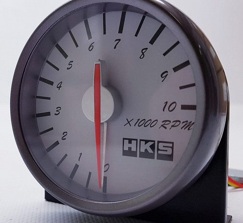 Датчик HKS style Тахометр 60мм (белый)