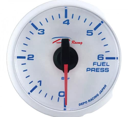 Датчик Depo Racing WBL - Давление топлива - 60mm (белый)