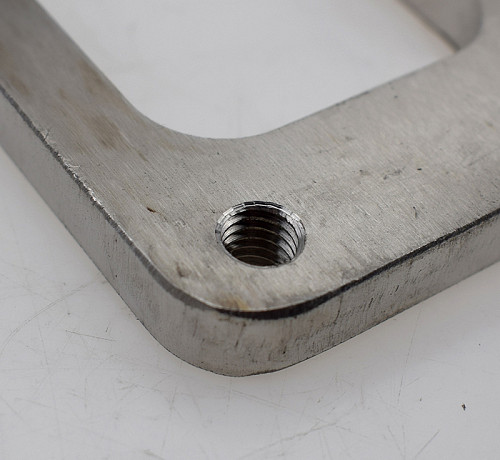 Фланец - под коллектор T25 10mm (сталь)