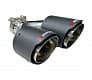 Насадка на глушитель двойная Akrapovic style 57 - 89 - С острым наконечником