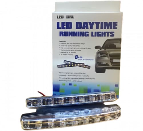 Дневные ходовые огни ДХО, габариты LED диодные универсальные
