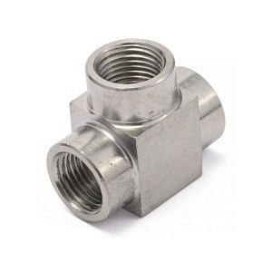 Тройник 1/8 NPT Нержавеющий ss304