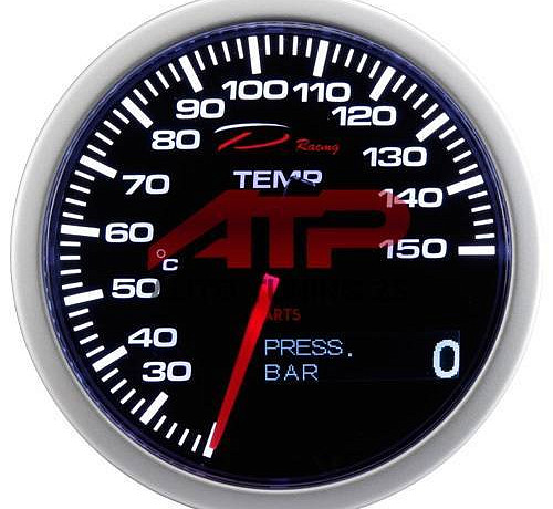 Датчик Depo Racing - Давление/температура - 60mm 2 в 1 (черный)