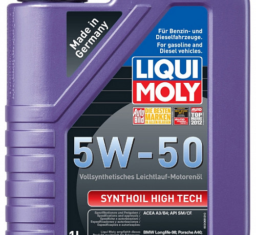 Масло Liqui Moly 5W50 SM/CF SYNTHOIL HIGHT TECH 1л