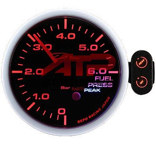 Датчик Depo Racing PK-WA Давление топлива 52mm (с варнингами и пиками)